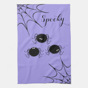 Halloween Kitchen Handtuch Dancing Spiders