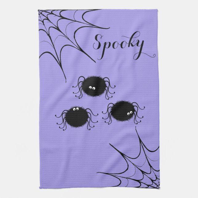 Halloween Kitchen Handtuch Dancing Spiders (Vertikal)