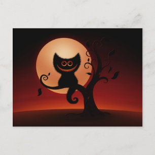 Halloween Kitten Postkarte