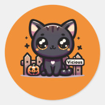 Halloween Kitten Vicious Niedlich Cat