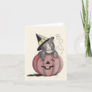 Halloween Kitty Card Karte