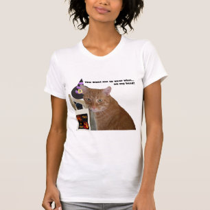 Halloween Kitty Wear Was Frauen T-Shirt