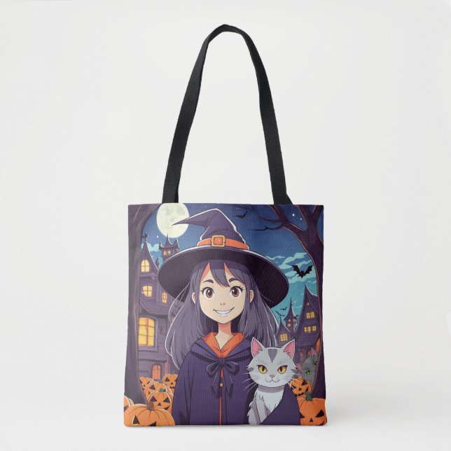 Halloween Kitty & Witch Trick oder Trete (Vorderseite)
