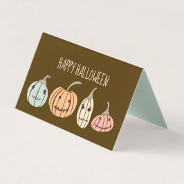 Halloween-Klassenaustausch Jagged Jack-O-Lantern Visitenkarten