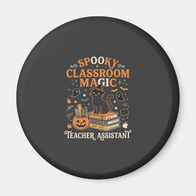 Halloween Klassenraum Magie Magnet (Vorne)