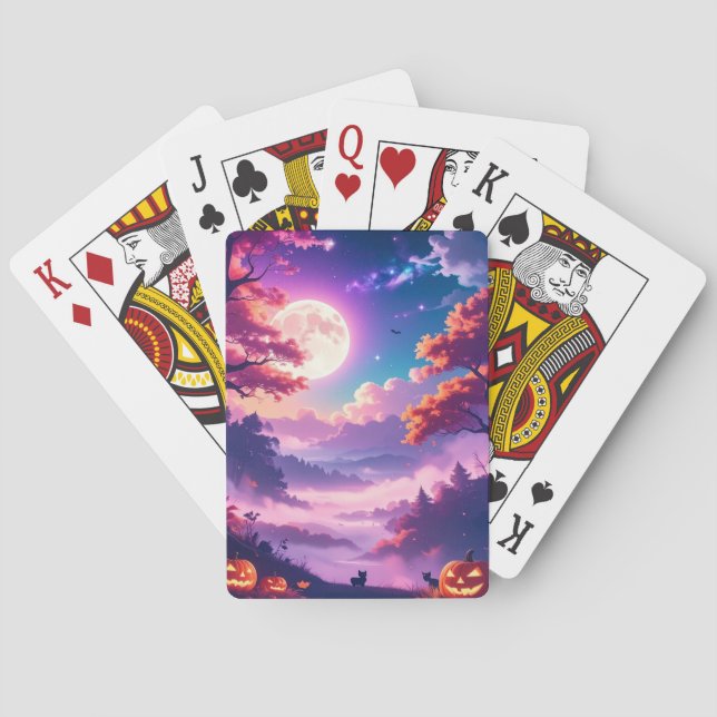 Halloween Klassik Playing Cards Spielkarten (Rückseite)
