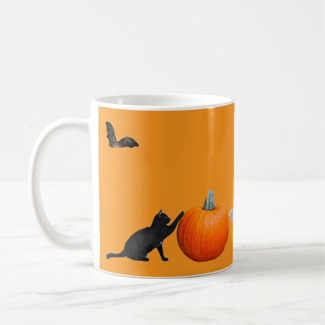Halloween-Klassiker-Tasse, 0,33 l Kaffeetasse (Links)