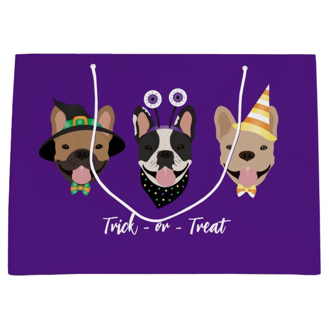 Halloween-Kleidung Große Geschenktüte (Vorderseite)