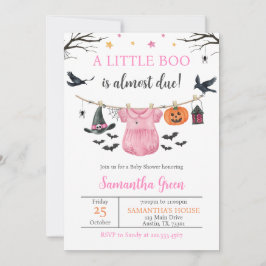 Halloween Kleidung Kleine Boo Baby Dusche Einladung
