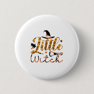 Halloween Kleine Hexe Geburtstag Button