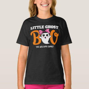 Halloween Kleiner Geist Boo Junge Familie Matching T-Shirt