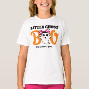 Halloween Kleiner Geist Boo Junge Familie Matching T-Shirt