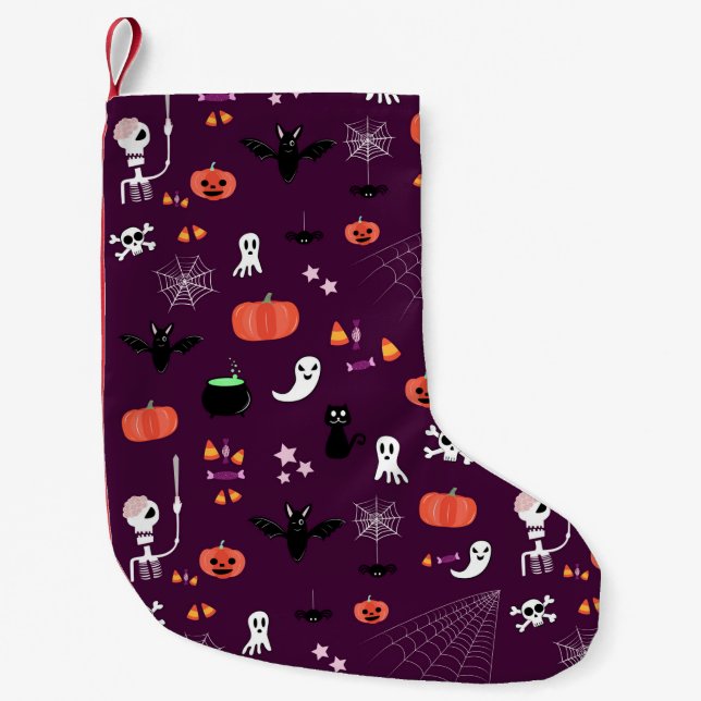 Halloween Kleiner Weihnachtsstrumpf (Vorderseite)