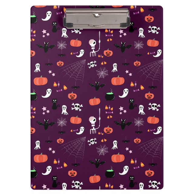 Halloween Klemmbrett (Vorderseite)