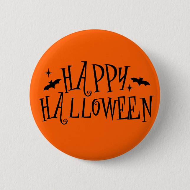 Halloween-Knopfflasche Button (Vorderseite)