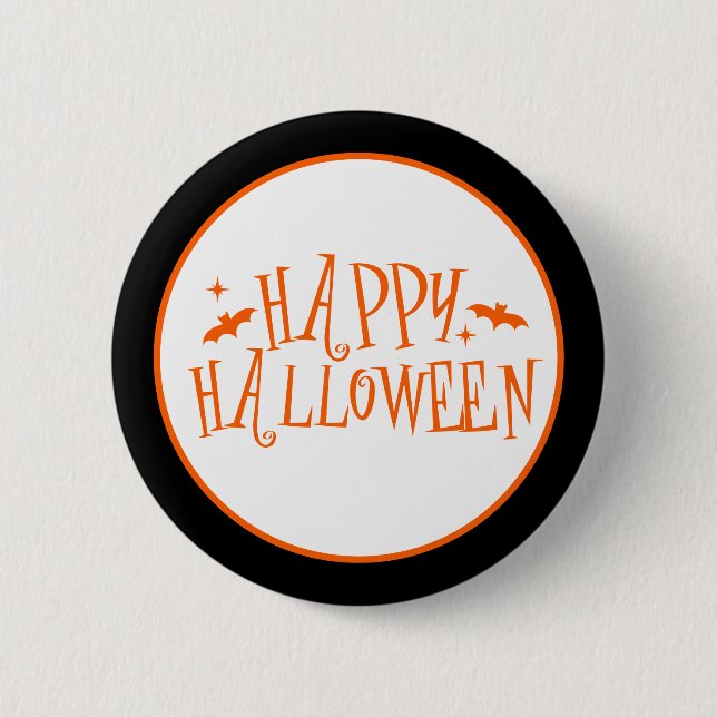 Halloween-Knopfflasche Button (Vorderseite)