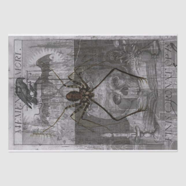 Halloween-Kollage Seidenpapier (Vorderseite)