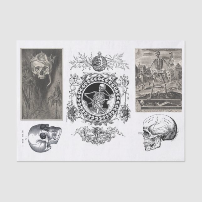 Halloween-Kollektion Seidenpapier (Vorderseite)