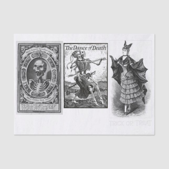 Halloween-Kollektion Seidenpapier (Vorderseite)