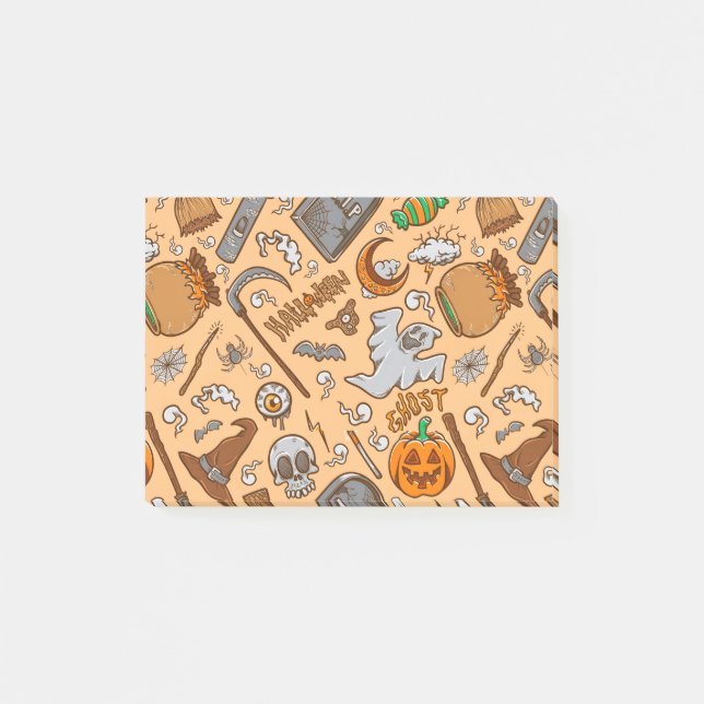 Halloween kommt post-it klebezettel (Vorderseite)