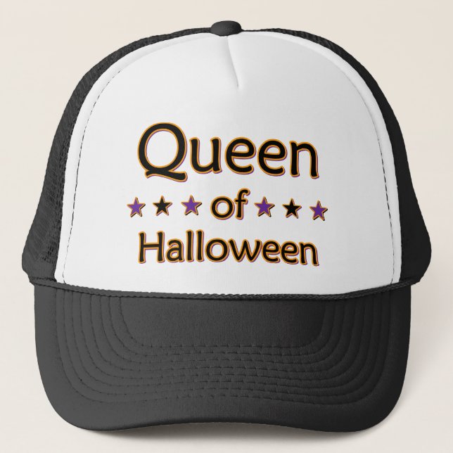 Halloween-Königin Truckerkappe (Vorderseite)