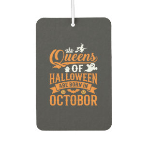 Halloween Königinnen im Oktober geboren Vintage-Ty Autolufterfrischer