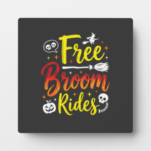 Halloween Kostenlose Besenfahrten Hexe Grafik Fotoplatte
