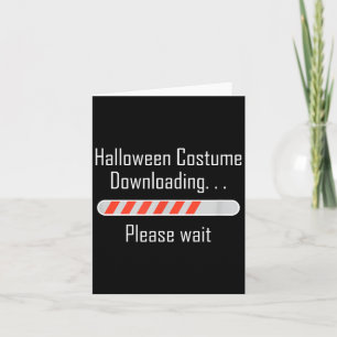 Halloween-Kostenloser Download Bitte warten Sie Lu Karte