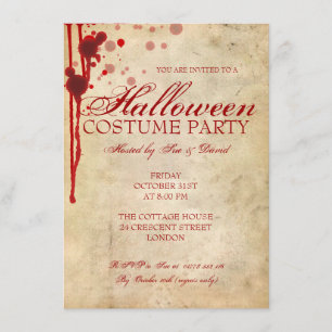 Halloween-Kostenparty Einladung