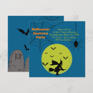 Halloween-Kostenparty-Einladung Einladung