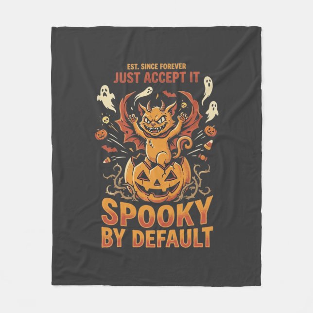 Halloween-Kostenum Chaos Fleecedecke (Vorderseite)