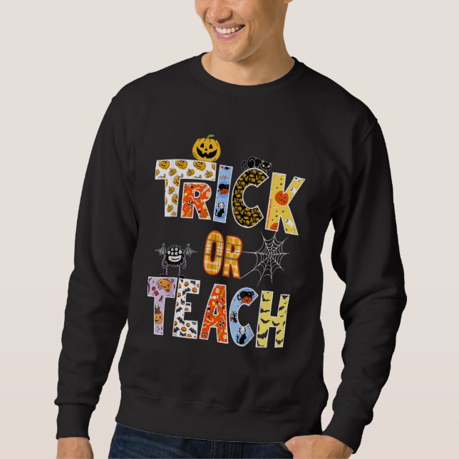 Halloween-Kostüm 2022 für Trick oder Lehrer 1 Sweatshirt (Vorderseite)