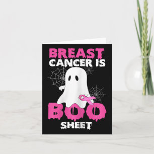 Halloween-Kostüm Brustkrebs ist Boo Shee Karte