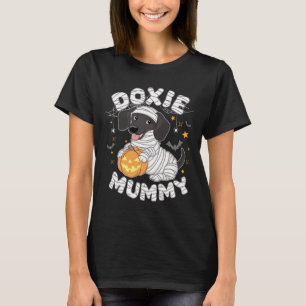 Halloween Kostüm Dackel Hund Lover Dackel Mummy T-Shirt