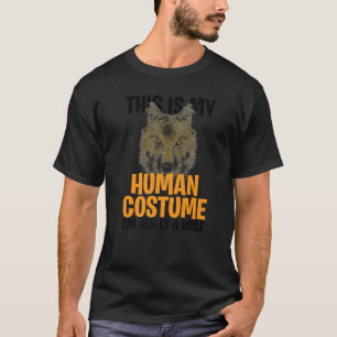 Halloween-Kostüm Das ist mein menschliches Kostüm, T-Shirt