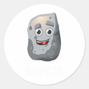 Halloween-Kostüm der Gruppe Rock Paper Scissy Runder Aufkleber