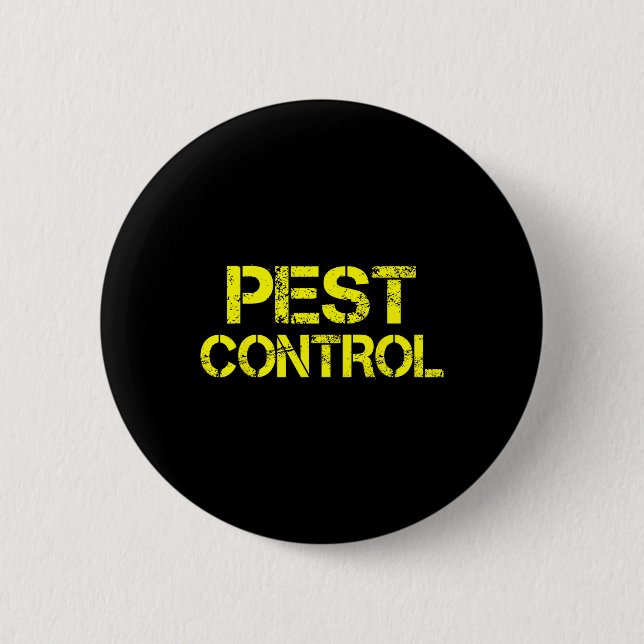 Halloween-Kostüm der Kontrolle Pest Button (Vorderseite)