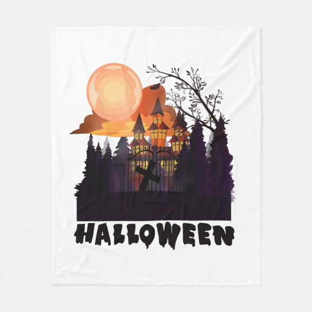 Halloween-Kostüm Fleecedecke (Vorderseite)