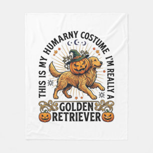 Halloween-Kostüm für Menschen Golden Retriever Kür Fleecedecke