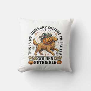 Halloween-Kostüm für Menschen Golden Retriever Kür Kissen