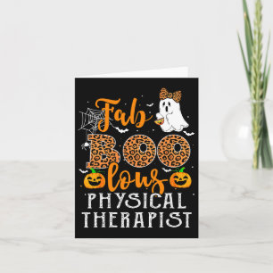 Halloween-Kostüm für Physiotherapeut F Karte