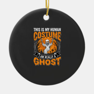 Halloween-Kostüm Geist Skelett Grafik für Menschen Keramik Ornament