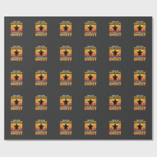 Halloween-Kostüm Geist Vintage Geschenkpapier