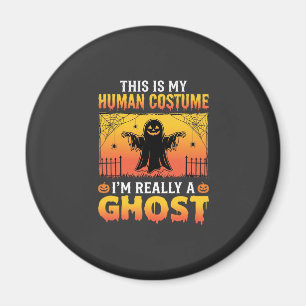 Halloween-Kostüm Geist Vintage Magnet