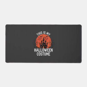 Halloween-Kostüm Geisterburg Vektor-Design Schreibtischunterlage