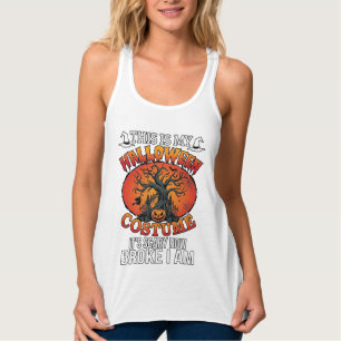 Halloween-Kostüm Gruselig Kaputter Kürbis Gruselig Tank Top