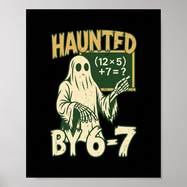 Halloween-Kostüm Heimgesucht  Poster (Vorne)