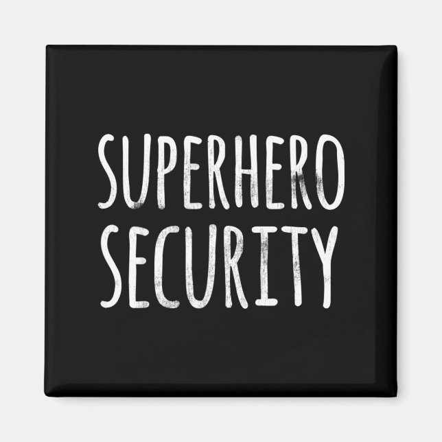 HALLOWEEN-KOSTÜM-HEMD FUNNY SUPERHELD-SICHERHEIT MAGNET (Vorne)