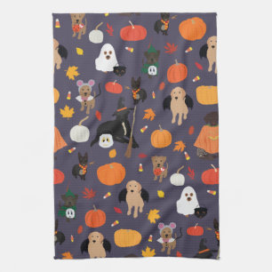 Halloween Kostüm Hunde Küche Handtuch