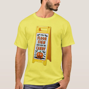 Halloween-Kostüm Ich bin ein feuchtes Fußbodenschi T-Shirt
